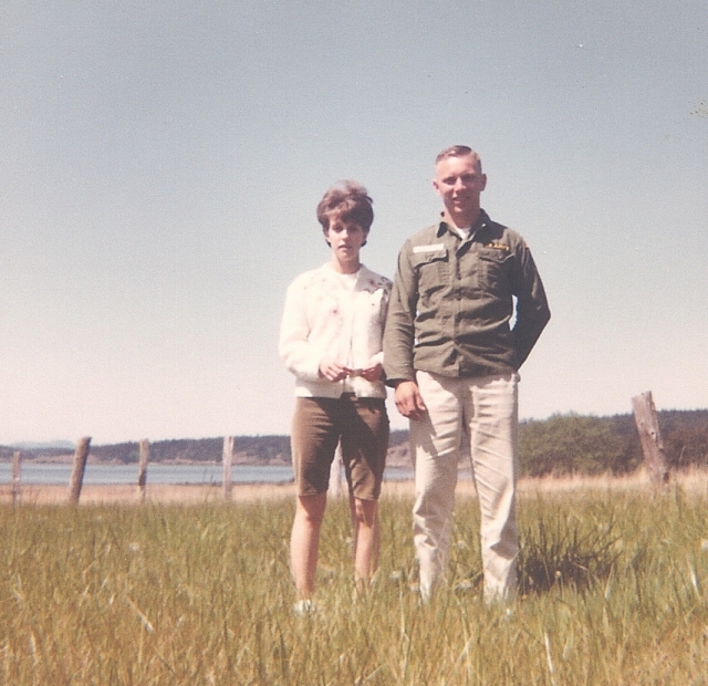 Roy Buzzard and wife Linda - May 1966