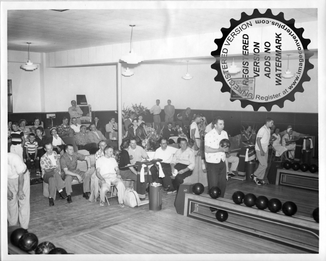 Old Timber Bowl photo (thats me sitting next to the cigarette machine; my brother Will is in the middle in the black jacket by the post).  Recognize anyone else?