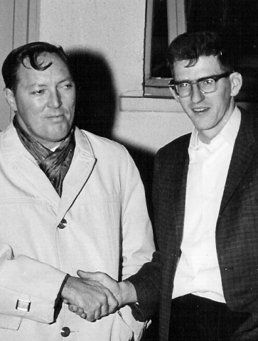 Here I am in 1965 with Bill Haley, the original King of Rock and Roll... remember Rock Around the Clock, and See Ya Later Alligator?