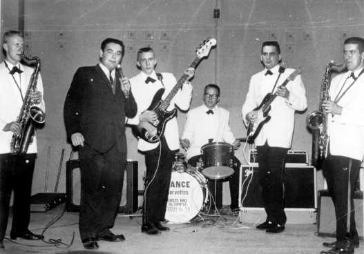 The Corvettes (thats Jimmy Brown on the left, and Dick Wolf is third from left)