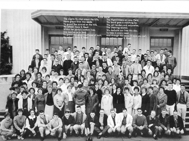 1961 Senior Class - Irene S. Reed High School