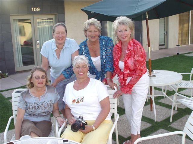 Bottom (l to r) Carol, Terry; Top (l to r) Nan, Marlene, Jo