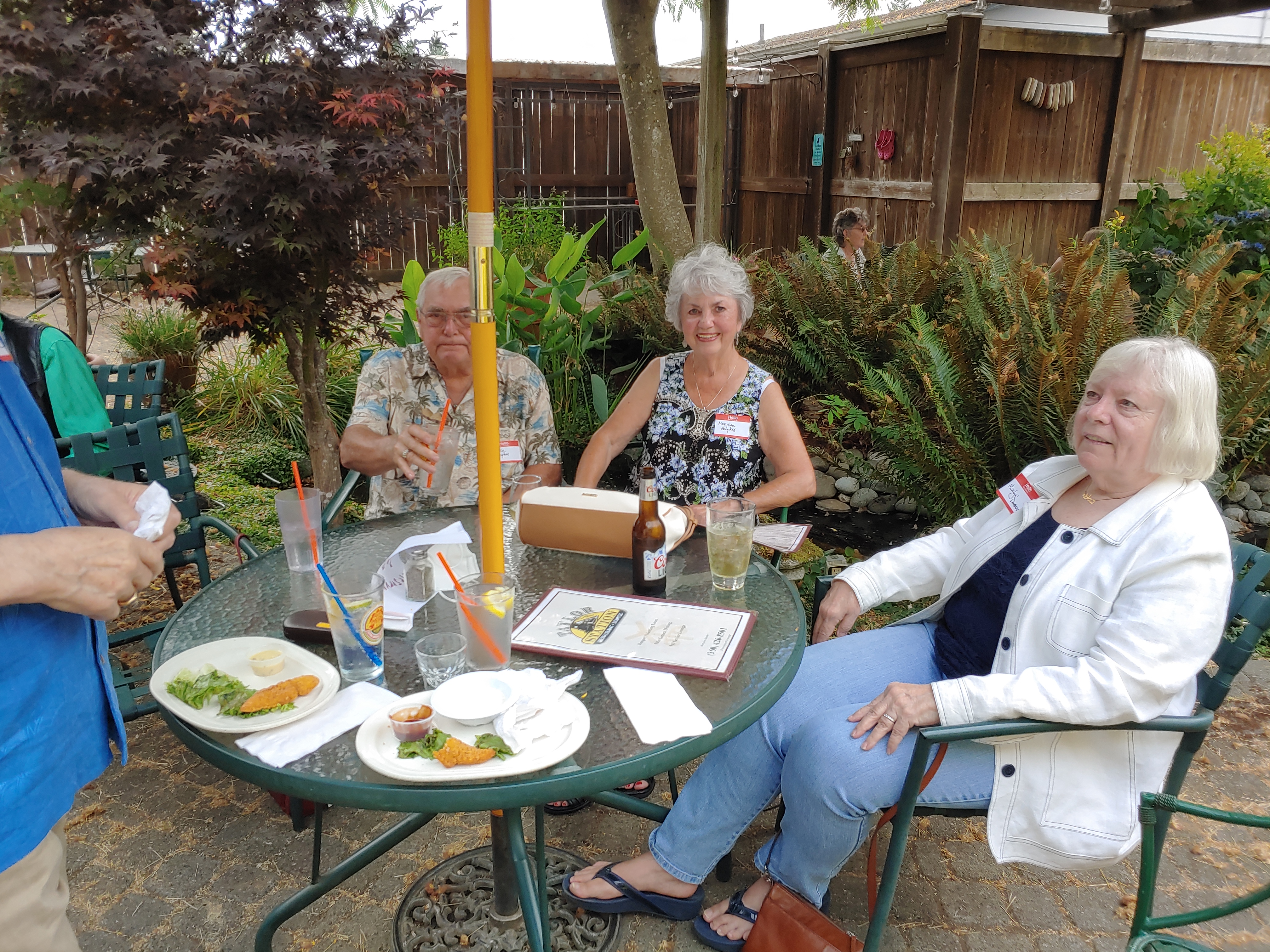 Mike Hughes, Marylou Younglove Hughes and Mariyln Durand